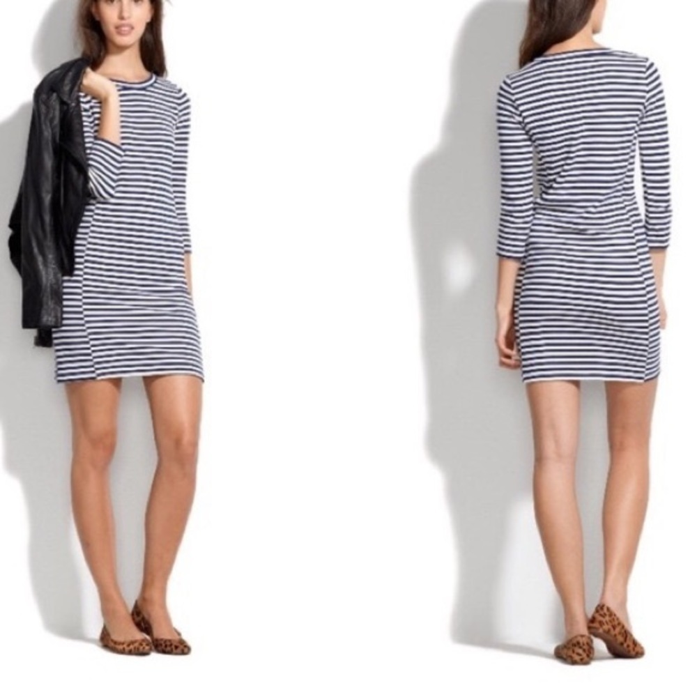 Madewell Stripped Gondola Dress Size Small